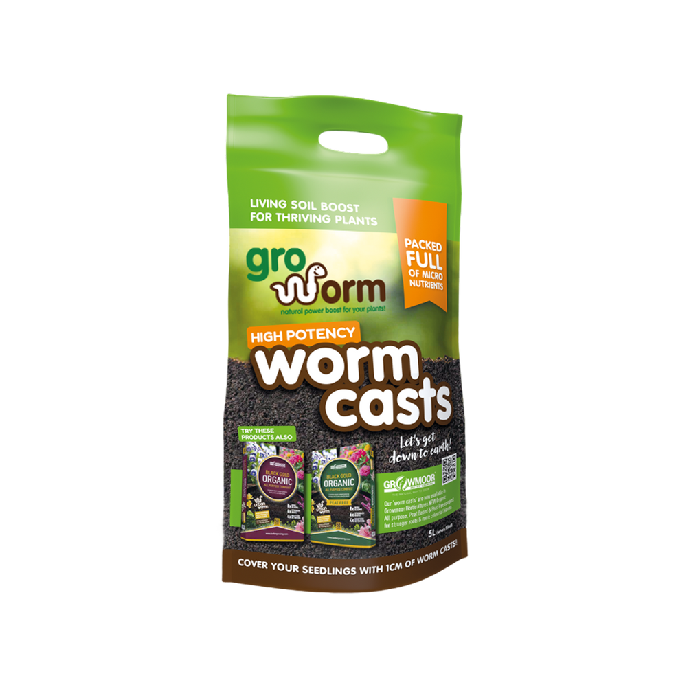Gro Worm Worm Casts 5 Litre Carry Bag