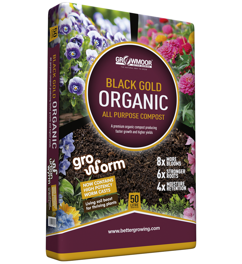 Gro Worm - Black Gold Organic All Purpose Compost 50 Litre