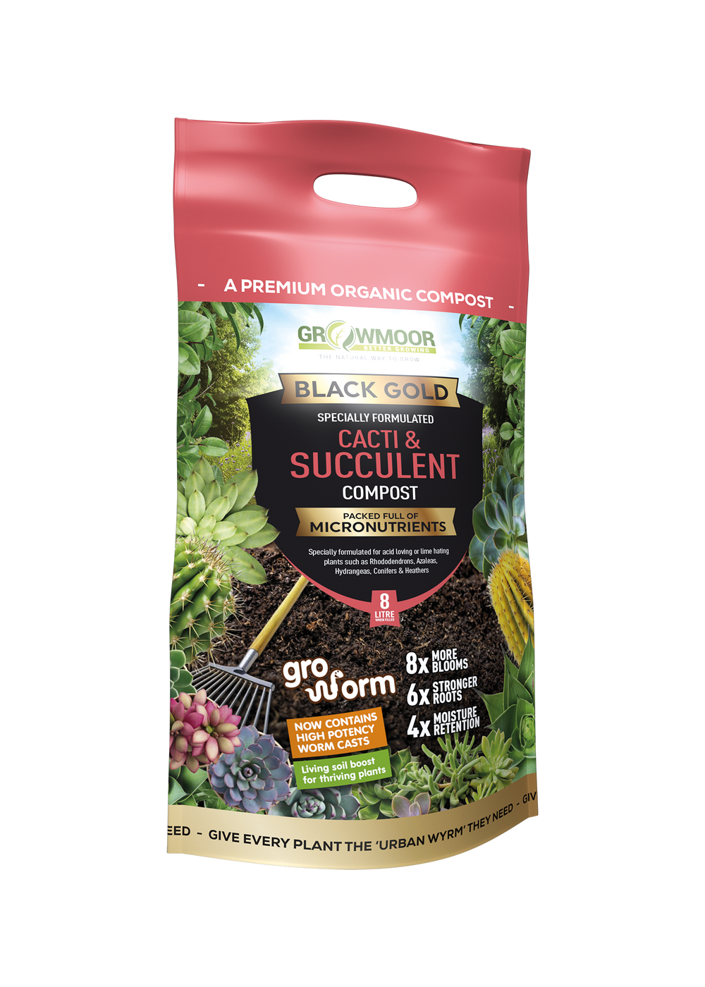 Cactus Black Gold Compost 8 Litre Carry Bag