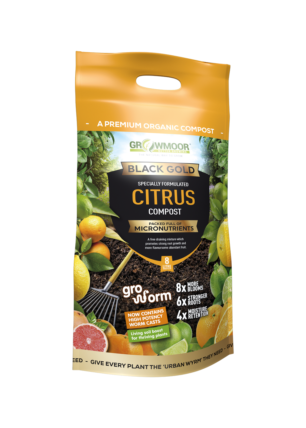 Citrus Black Gold Compost 8 Litre Carry Bag
