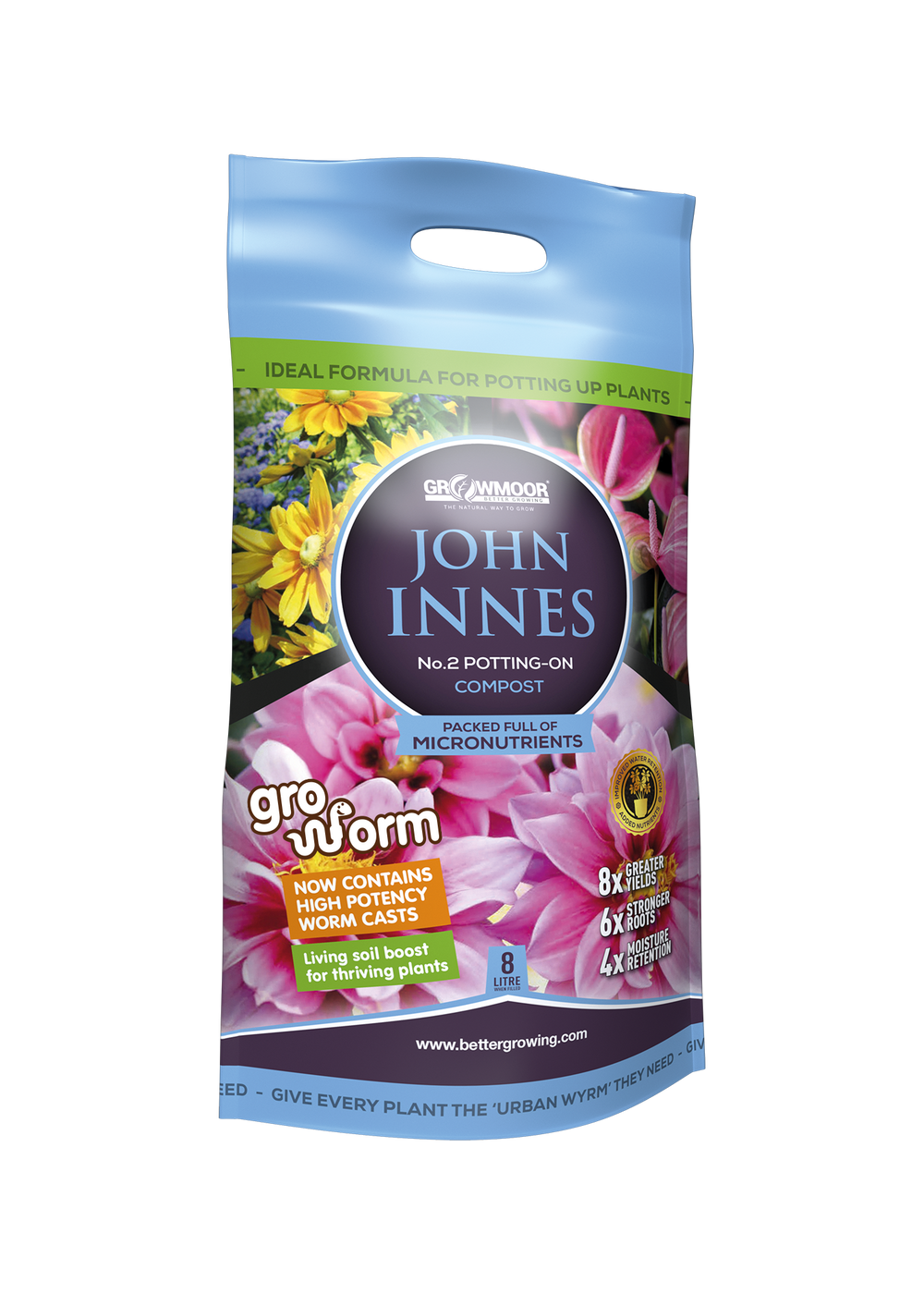 John Innes No 2 Potting-On Compost 8 Litre Carry Bag