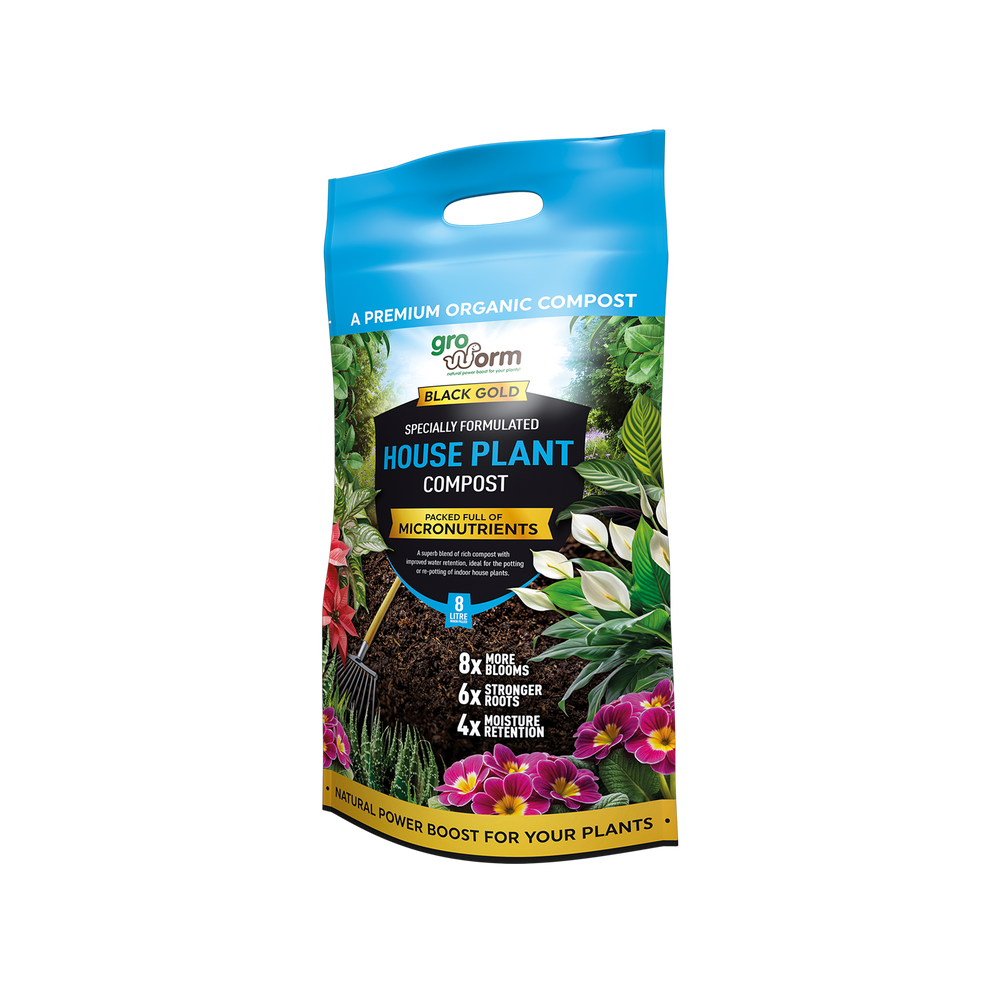 House Plant Black Gold Compost 8 Litre Carry Bag